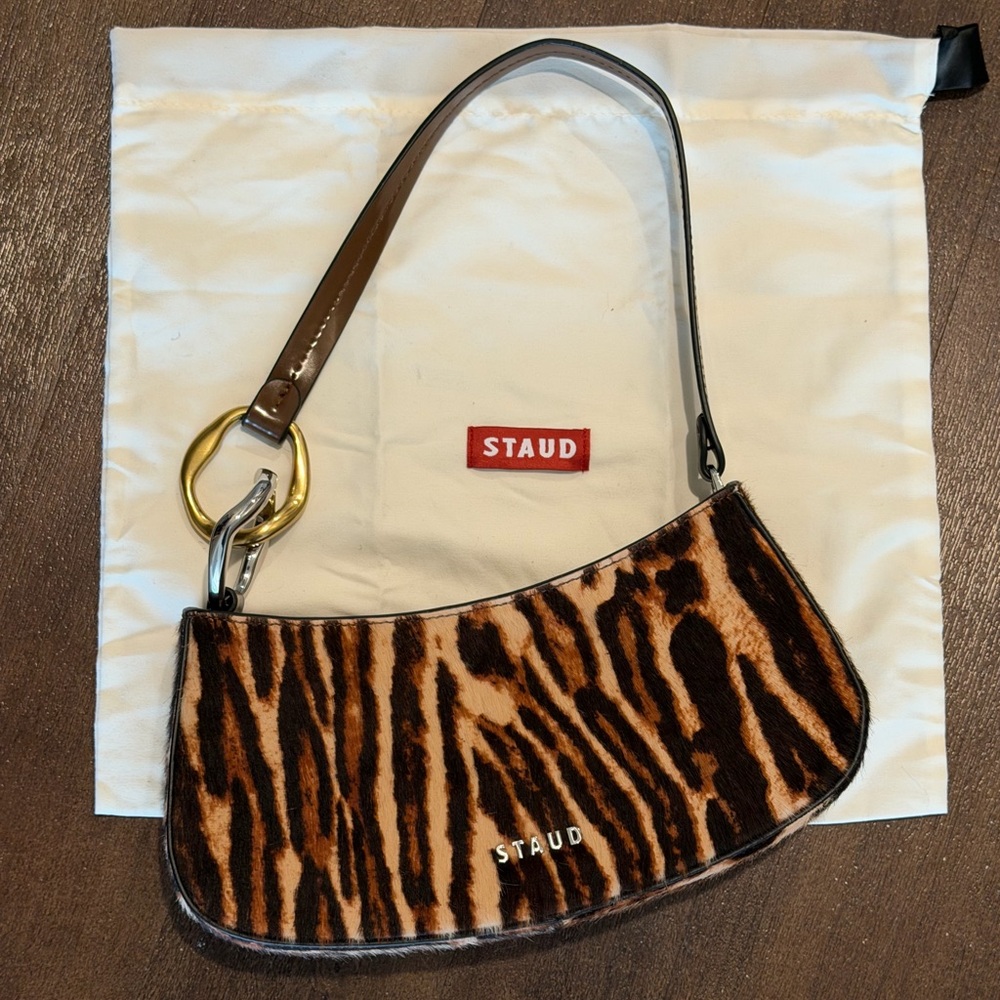 STAUD Ollie Bag in Leopard NWOT